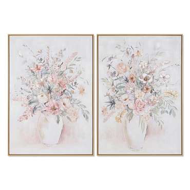 Картина Shabby Chic Ваза для цветов 70 x 3,5 x 100 cm (2 штук)
