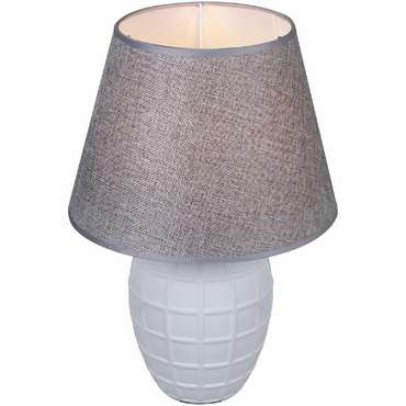 Настольная лампа 98690-0.7-01 (ткань, цвет серый)