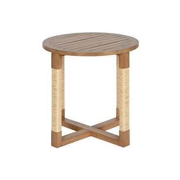 Вспомогательный стол Натуральный Ель Деревянный MDF 48 x 48 x 50,5 cm