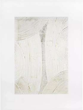 Фактурное панно Textured White 75х100 белого цвета