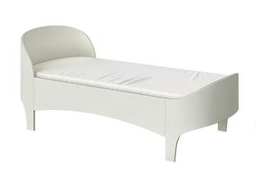 Кровать Elegance 85х185 молочного цвета
