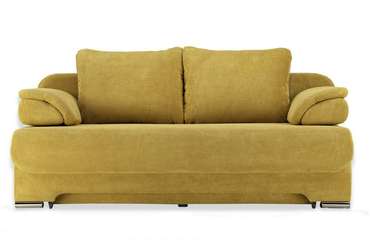 Прямой диван-кровать Биг-Бен желтого цвета