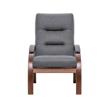 Кресло Лион серо-коричневого цвета