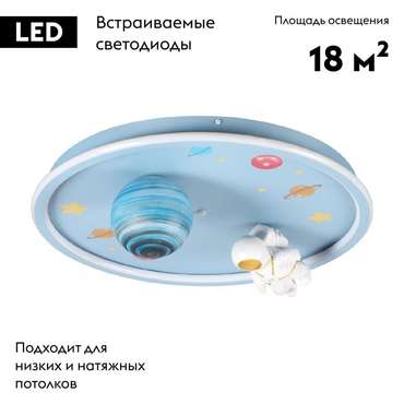 Потолочная люстра Atlas 6507/80CL (пластик, цвет белый)