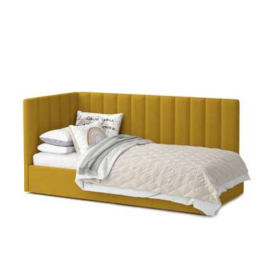 Кровать Меркурий-3 80х190 желтого цвета с подъемным механизмом