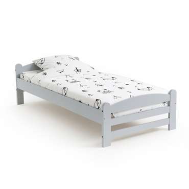 Детская кровать Loan 90x190 серого цвета
