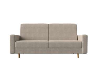 Прямой диван-кровать Бонн бежевого цвета