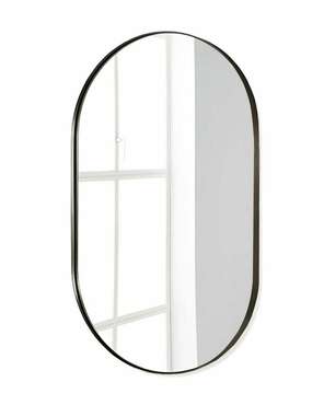 Настенное зеркало Аманда 72х105 черного цвета