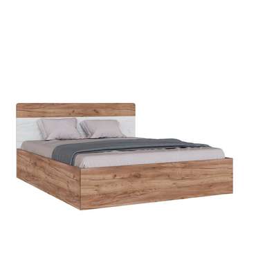 Кровать Вегас 160х200 коричневого цвета с настилом 