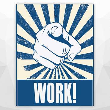 ПОСТЕР 'WORK'