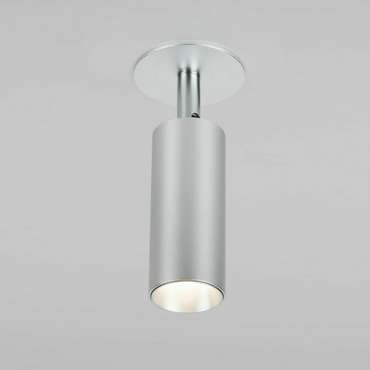 Встраиваемый светодиодный светильник Diffe 3 серебряного цвета