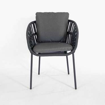 Садовый стул Палермо темно-серого цвета