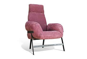 Кресло Джаггер розового цвета