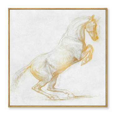 Репродукция картины на холсте A Prancing Horse I, 1790г.