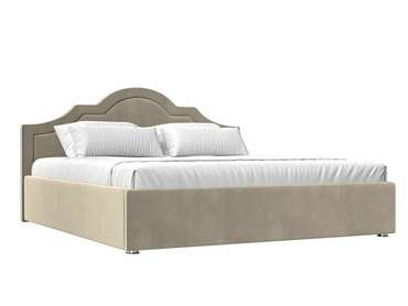 Кровать Афина 160х200 бежевого цвета с подъемным механизмом