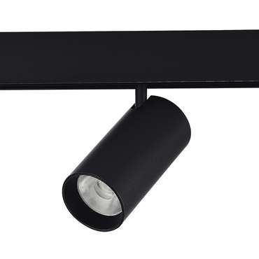 Магнитный трековый светильник Smart черного цвета
