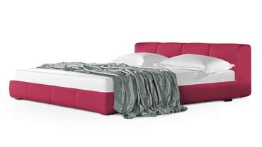 Кровать Митра 140х200 красного цвета