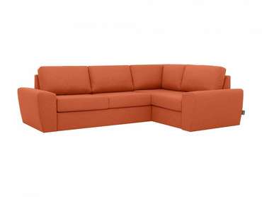 Угловой диван-кровать Peterhof оранжевого цвета
