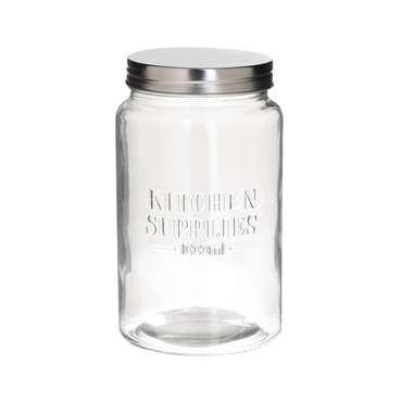 Стеклянная банка с крышкой