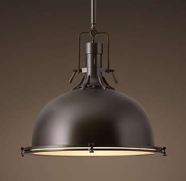 Потолочная лампа Dark brass natural