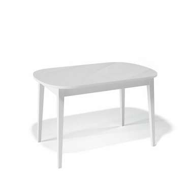 Раздвижной обеденный стол 1300 М белого цвета