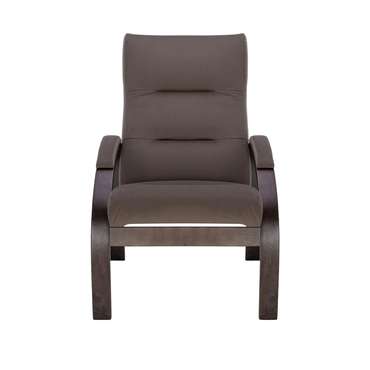 Кресло Лион темно-коричневого цвета 