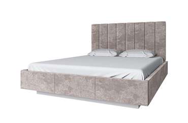 Кровать Olivia 160х200 бежевого цвета с подъемным механизмом