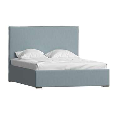 Кровать Comfort 200х200 с подъёмным механизмом голубого цвета