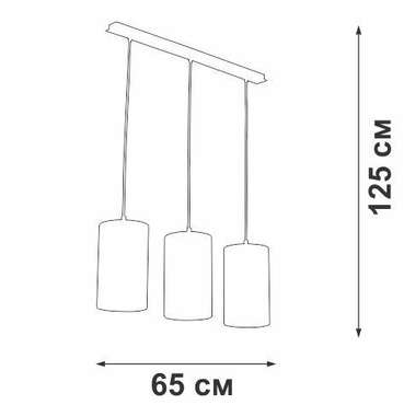 Люстра V2895-0/3S, 3xE27 макс. 40Вт