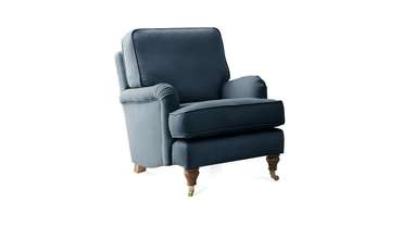 Кресло Бристоль синего цвета