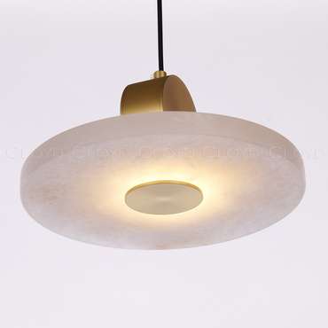 Подвесной светильник Cloyd PILAT-C P1 / ?25 см - алебастр - латунь