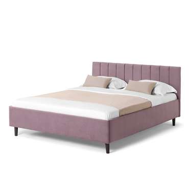 Кровать Mirana 160х200 брусничного цвета без подъемного цвета