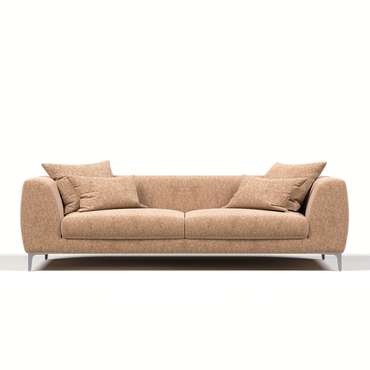 Прямой диван Elegant персикового цвета
