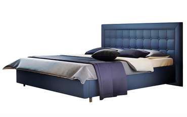 Кровать с подъемным механизмом Венера-8(2) 160х200 синего цвета