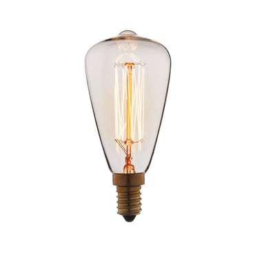 Ретро лампа накаливания E14 60W 220V 4860-F конусной формы