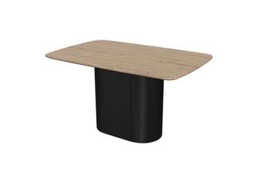 Обеденный стол Type 140 черно-бежевого цвета