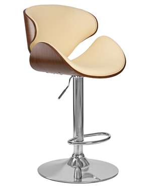Барный стул Karter бежево-коричневого цвета