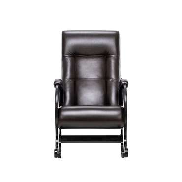 Кресло-качалка Модель 44 темно-коричневого цвета 