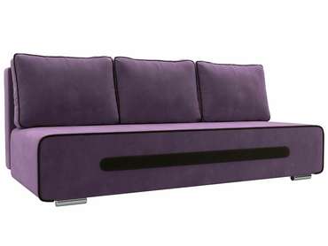 Прямой диван-кровать Приам сиреневого цвета