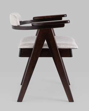 Набор из двух стульев Olav серо-коричневого цвета