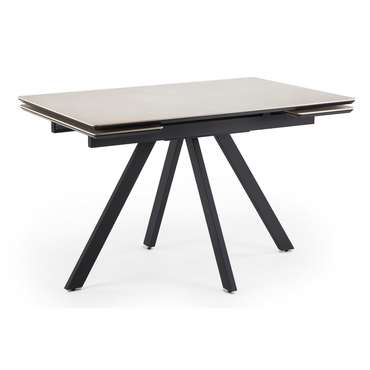 Раздвижной обеденный стол Вилли 80х120 светло-серого цвета