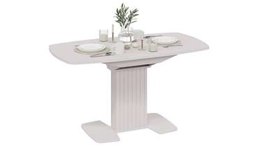 Стол обеденный раздвижной Хилтон бежевого цвета