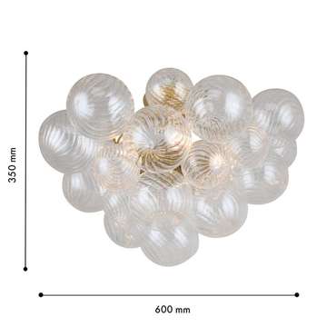 Потолочная люстра Multibulla 4202-5C (стекло, цвет прозрачный)