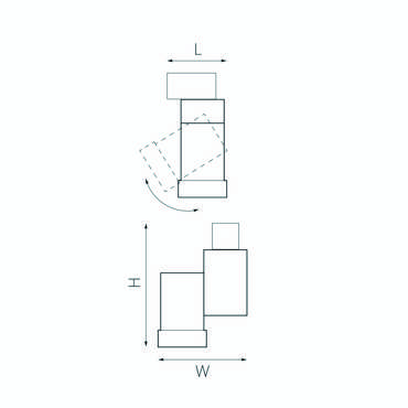 Светильник ILLUMO HP16X1 ЧЕРНЫЙ (592027+051027)