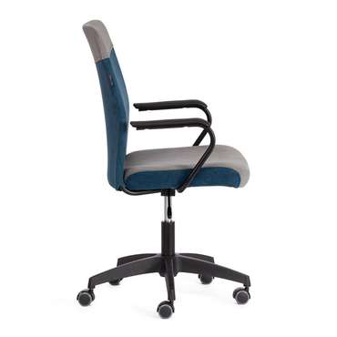 Офисное кресло Fly серо-синего цвета