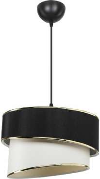 Подвесной светильник BERTINA TL1622H-01BW (ткань, цвет черный)