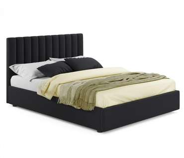 Кровать с подъемным механизмом Olivia 180х200 черного цвета
