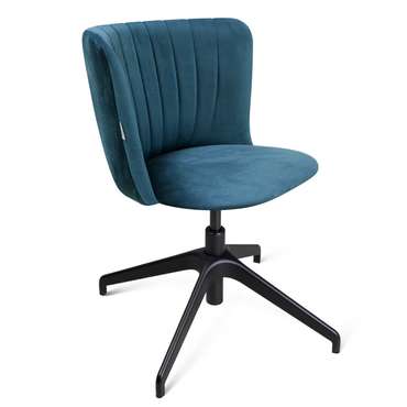 Кресло подъемно-поворотное Intercrus бирюзового цвета