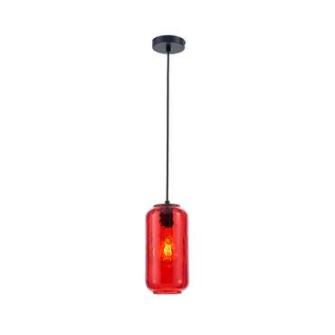 Подвесной светильник Escada 10177/1S E27*60W Black/Red RISE