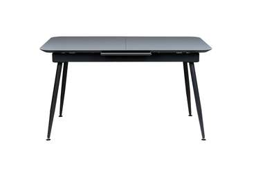 Раздвижной обеденный стол Месси 140 черного цвета